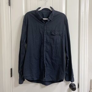 Bonobos Men’s Button-Down Shirt Black XL Standard Fit 100% Cotton